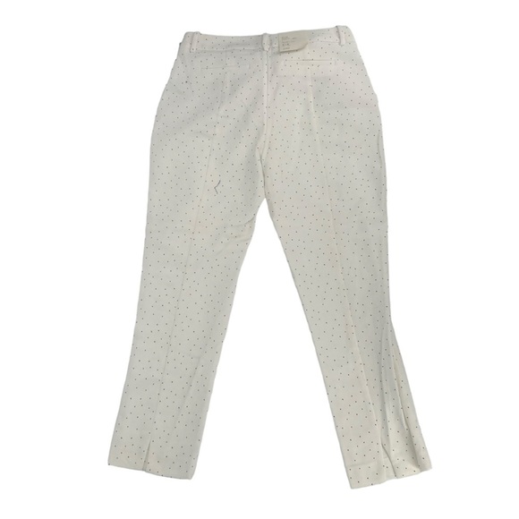 NWT a new day Cream Black Geometric Slim Ankle Mid Rise Pants Size 8 Women’s - Picture 3 of 6